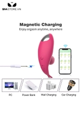 SMT1206 - Máy rung âm vật có dương vật giả dài 3.5cm với 9 tần số