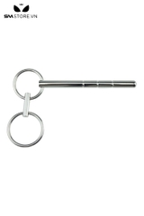 SMT2203 - Sounding niệu đạo inox không gỉ dài 10cm có 2 vòng tròn