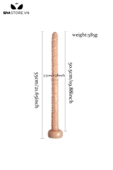 SMT1771 - Anal play silicon mềm dẻo siêu dài 55cm có bi quanh