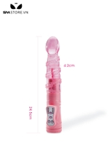 SMT497 - Máy rung xoay ngoáy âm đạo cầm tay hình cô gái dài 24.5cm