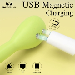 SMT2229 - Trứng rung silicon ngụy trang bắp ngô vàng dài 18.9cm