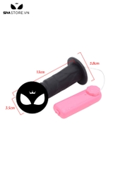 SMT1618 - Dương vật giả silicon liền quần có rung dài 13cm