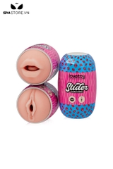 SMT1941 - Cốc thủ dâm mini 2 đầu Lovetoy chất liệu silicon mềm dẻo