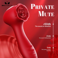 SMT2828 - Máy rung âm vật bông hoa hồng có 10 chế độ sạc điện