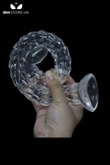 SMT2953 - Dương vật giả trong suốt vảy rồng có 3 kích thước