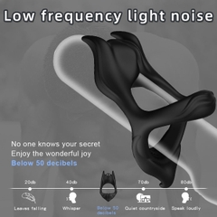 SMT2242 - Vòng rung tình yêu đeo dương vật dài 8cm có 10 chế độ