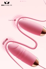 SMT1688 - Trứng rung 2 đầu silicon có 10 chế độ dài 64mm