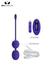SMT2722 - Bóng tập kegel pretty love dài 85mm điều khiển từ xa