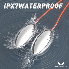 SMT1550 - Trứng rung silicon 2 đầu có 9 tần số sạc điện chống nước