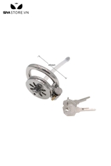 SMT860 - Khóa dương vật thép không gỉ kèm ống dẫn với 3 size