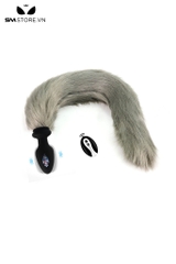 SMT1180 - Đuôi cáo cosplay có phích hậu môn silicon điều khiển từ xa