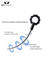 SMT2183 - Sounding que niệu đạo rung silicon mềm dẻo dài 26.5cm