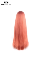 SMP158 - Tóc giả thẳng cosplay anime màu đỏ cam dài 90cm