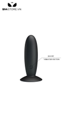 SMT972 - Máy rung hậu môn silicon điều khiển từ xa sạc USB dài 110mm