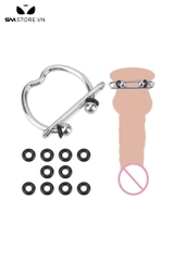 SMT2249 - Vòng đeo dương vật inox có thể điều chỉnh và 3 kích cỡ