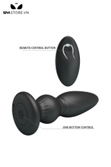 SMT331 - Butt plugs cắm hậu môn điều khiển từ xa silicon dài 125mm