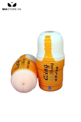 SMT2273 - Cốc thủ dâm silicon mềm qing hậu môn dài 16cm