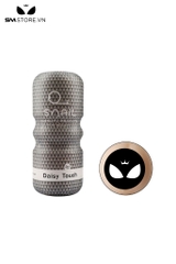SMT902 - Cốc thủ dâm silicon snail âm đạo miệng và hậu môn dài 160mm