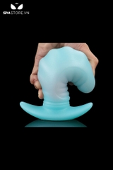 SMT1292 - Phích cắm hậu môn silicon xanh uốn dẻo có 3 kích cỡ