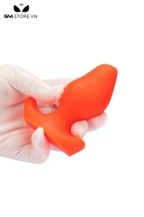 SMT2922 - Huge anal đồ chơi hậu môn silicon màu cam có 4 kích cỡ
