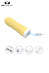 SMT1311 - Trứng rung mini silicon có 10 tần số dài 85mm sạc USB