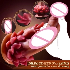 SMT2715 - Dương vật giả rung thụt liếm và sưởi ấm điều khiển xa