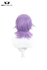 SMP161 - Tóc giả cosplay ngắn ngang vai màu tím dài 26cm