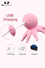 SMT2069 - Máy rung núm vú ngụy trang con bạch tuộc dài 7.5cm