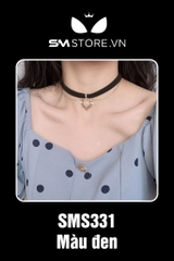 SMP005 - vòng cổ choker mặt dây hình trái tim phong cách retro