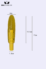 SMT2787 - Máy rung ngụy trang bắp ngô vàng silicon dài 17cm