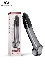 SMT1544 - Bao cao su rung silicon đầu có bi và quai đeo bìu