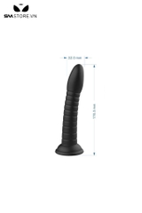 SMT1558 - Dương vật giả silicon liền quần trong suốt dài 17.9cm