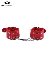 SMT2459 - Còng tay tình yêu đính đinh tán có nấc điều chỉnh dài 25cm