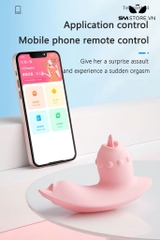 SMT1862 - Máy rung âm đạo có lưỡi với 10 chế độ điều khiển xa