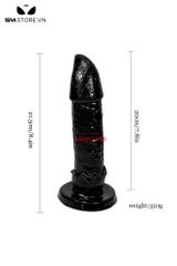 SMT2861 - Đồ chơi hậu môn anal huge silicon mềm dài 21.5cm