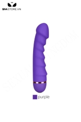 SMT1687 - Dương vật giả mini silicon có 20 tần số rung dài 16.3cm