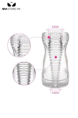 SMT1097 - Cốc thủ dâm mini silicon trong suốt đường kính 2.6cm