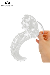 SMT2667 - Dương vật giả trong suốt monster có xúc tu và gai dài 24cm