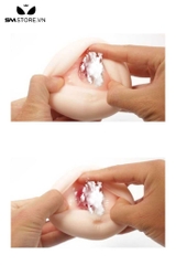 SMT1869 - Âm đạo giả 2 đầu anime bằng silicon mềm có độ co giãn