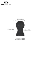 SMT694 - Hút núm vú chất liệu nhựa dẻo dài 50mm màu đen