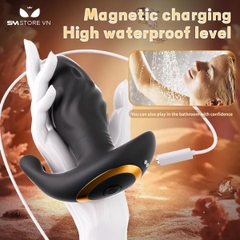 SMT1927 - Máy rung hậu môn tai thỏ điều khiển từ xa sạc điện