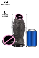 SMT2872 - Dương vật giả khổng lồ có bìu và gân nổi đa kích cỡ