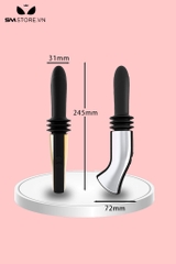 SMT2954 - Máy rung hậu môn có đế gắn tường sạc điện và 4 chế độ