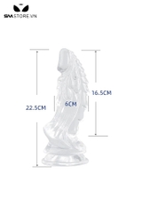 SMT1344 - Dương vật giả rồng silicon trong suốt có 3 kích thước