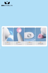 SMT1521 - Trứng rung hút ngụy trang thiên nga trắng có lưỡi liếm