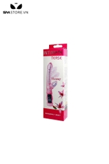 SMT342 - Dương vật giả silicon siêu mềm mại dài 23cm với 6 tần số rung