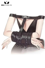 SMT1484 - Bộ cố định tư thế khóa tay da PU màu đen dài 61cm