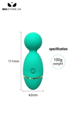 SMT3153 - Chày rung tình yêu mini có 10 tần số sạc điện và xoay 360 độ