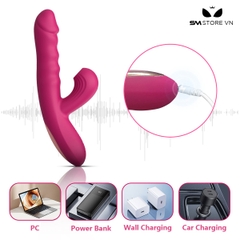 SMT2391 - Máy rung hút đầu dương vật có 10 chế độ rung sạc điện