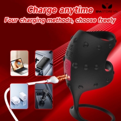 SMT2605 - Vòng rung đeo dương vật có 10 chế độ sạc điện